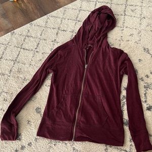 Burgundy Aeropostale hoodie